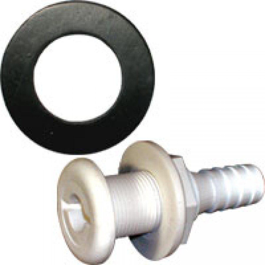 Thruhull Drain Fitting 5/8'' With Washer